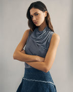 Top Elisa Gris