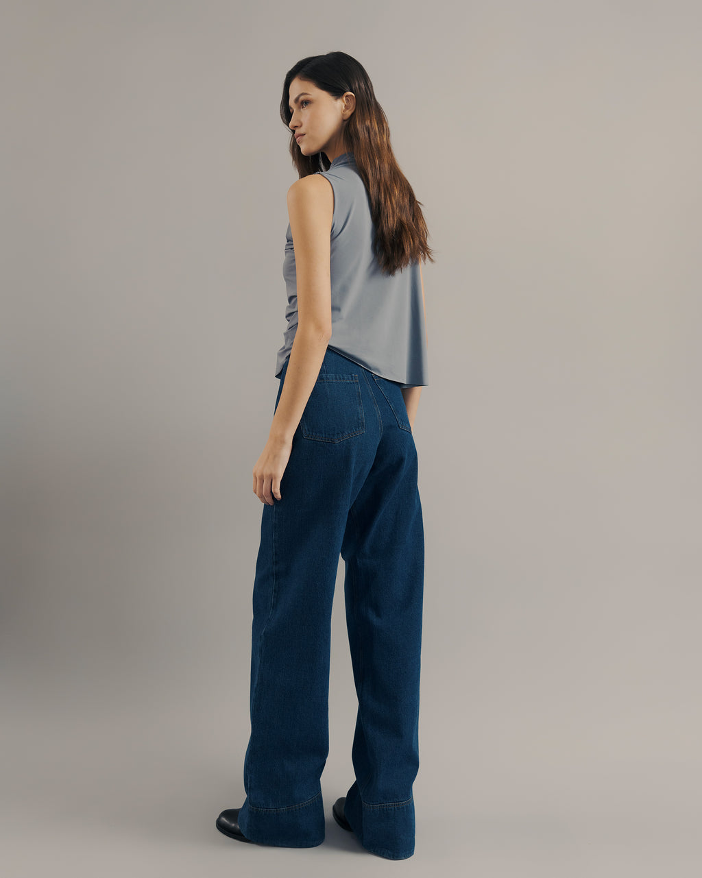 Top Elisa Gris