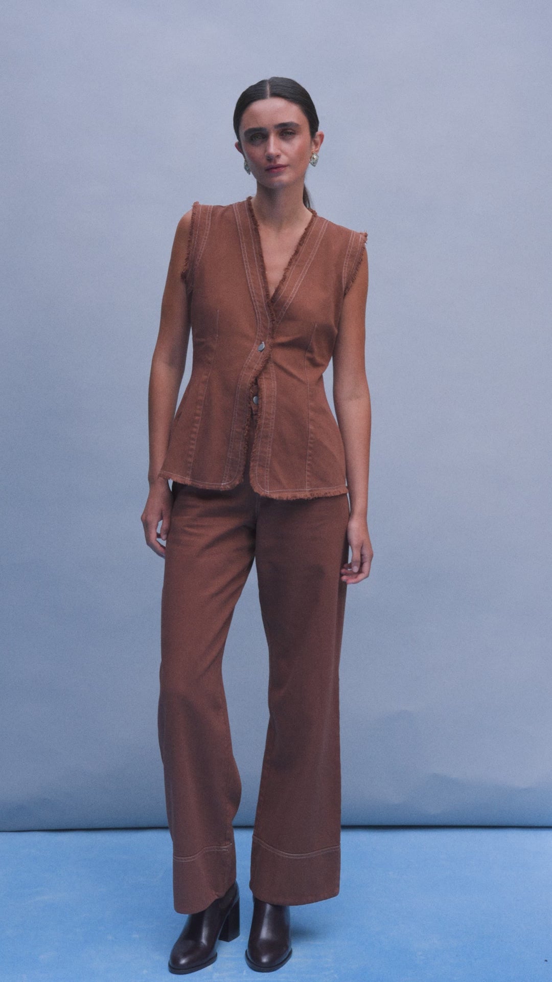 Vest Top Terracota